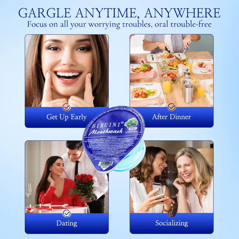 TRAVEL-SIZE MOUTHWASH