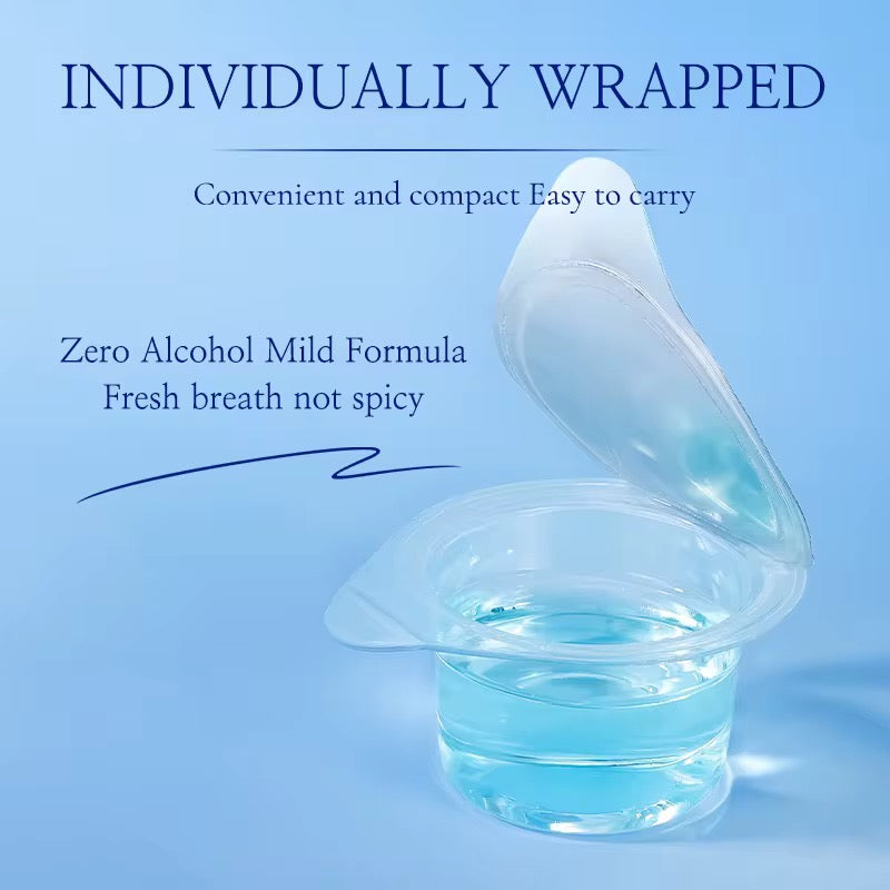 TRAVEL-SIZE MOUTHWASH