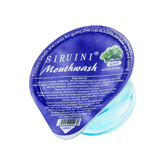 TRAVEL-SIZE MOUTHWASH